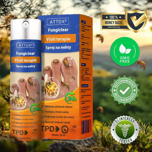 ATTDX® Fungiclear Sprej na nehty s včelí terapií