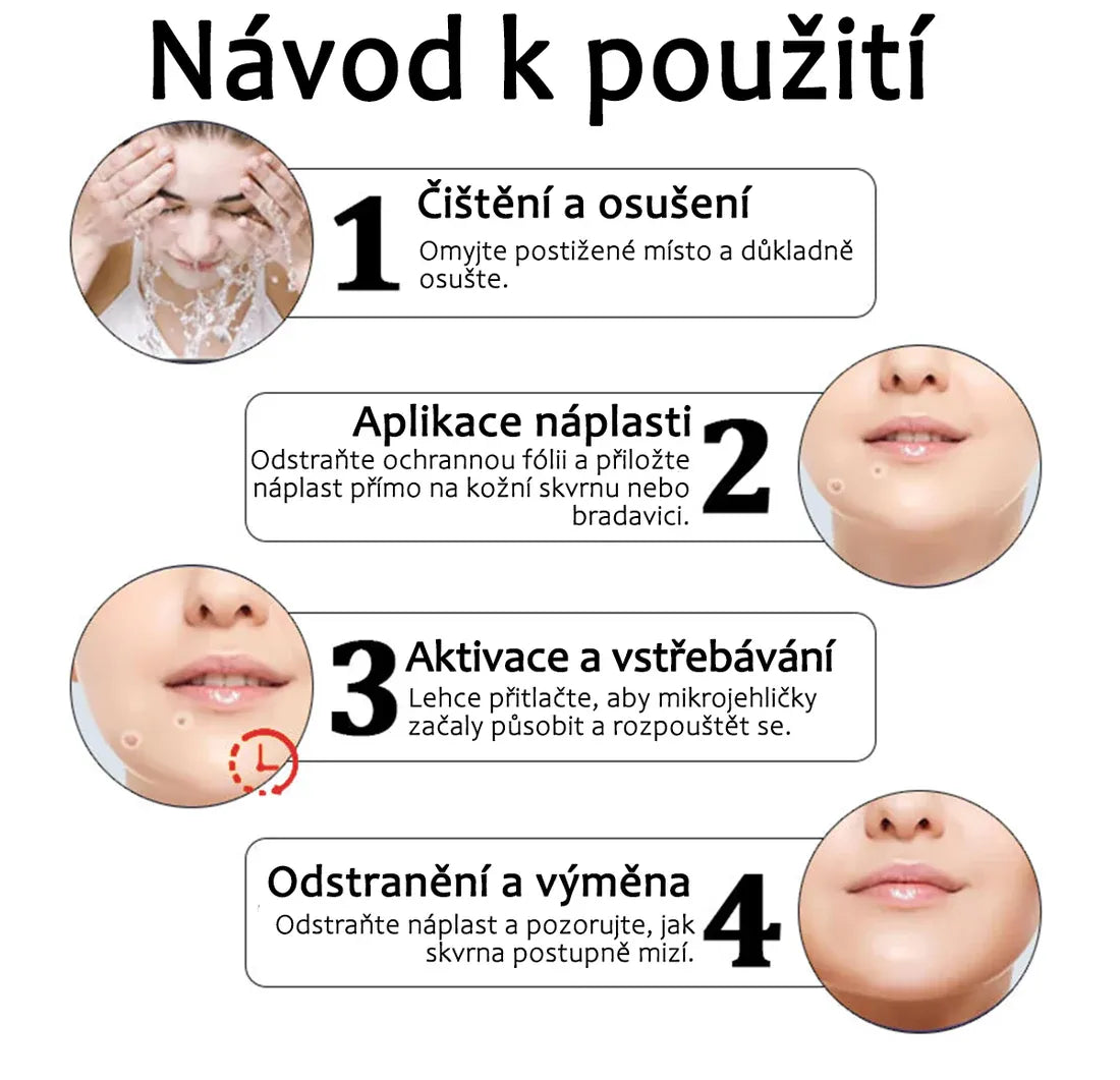 Náplasti na odstranění kožních výrůstků 🛒 KUBOZN® Pro MicroDarts TAG'Gone
